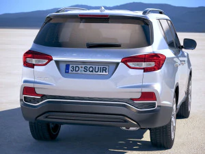 Ssangyong Rexton 2018 3D Model