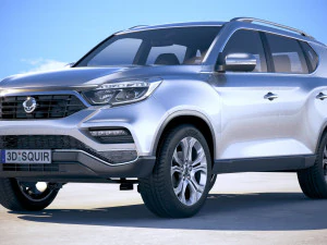 Ssangyong Rexton 2018 3D Model
