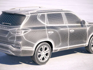 Ssangyong Rexton 2018 3D Model