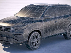 Ssangyong Rexton 2018 3D Model
