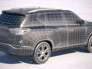 Ssangyong Rexton 2018 3D Model