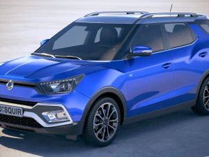 Ssangyong XLV 2018 Model 3D