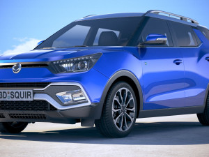 Ssangyong XLV 2018 3D मॉडल