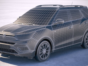 Ssangyong XLV 2018 3D मॉडल
