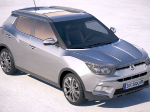 Ssangyong Tivoli 2018 3D Модель