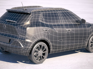 Ssangyong Tivoli 2018 3D Модель