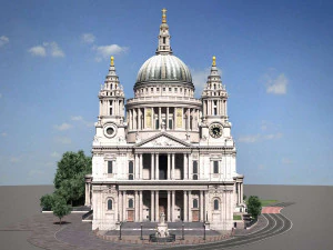 St Pauls Cathedral 3D Model