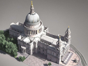 St Pauls Cathedral Model 3D
