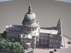 St Pauls Cathedral Model 3D