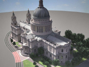 St Pauls Cathedral Model 3D