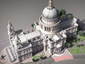 St Pauls Cathedral Model 3D