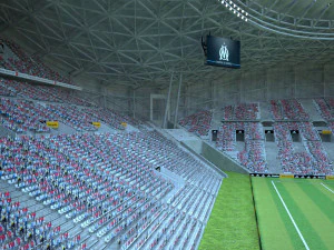 Stade Velodrome Marseille 3D Model