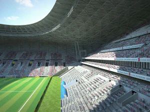 Stade Velodrome Marseille 3D Model