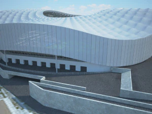 Stade Velodrome Marseille 3D Model