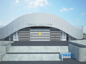 Stade Velodrome Marseille 3D Model