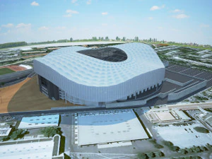 Stade Velodrome Marseille 3D Model
