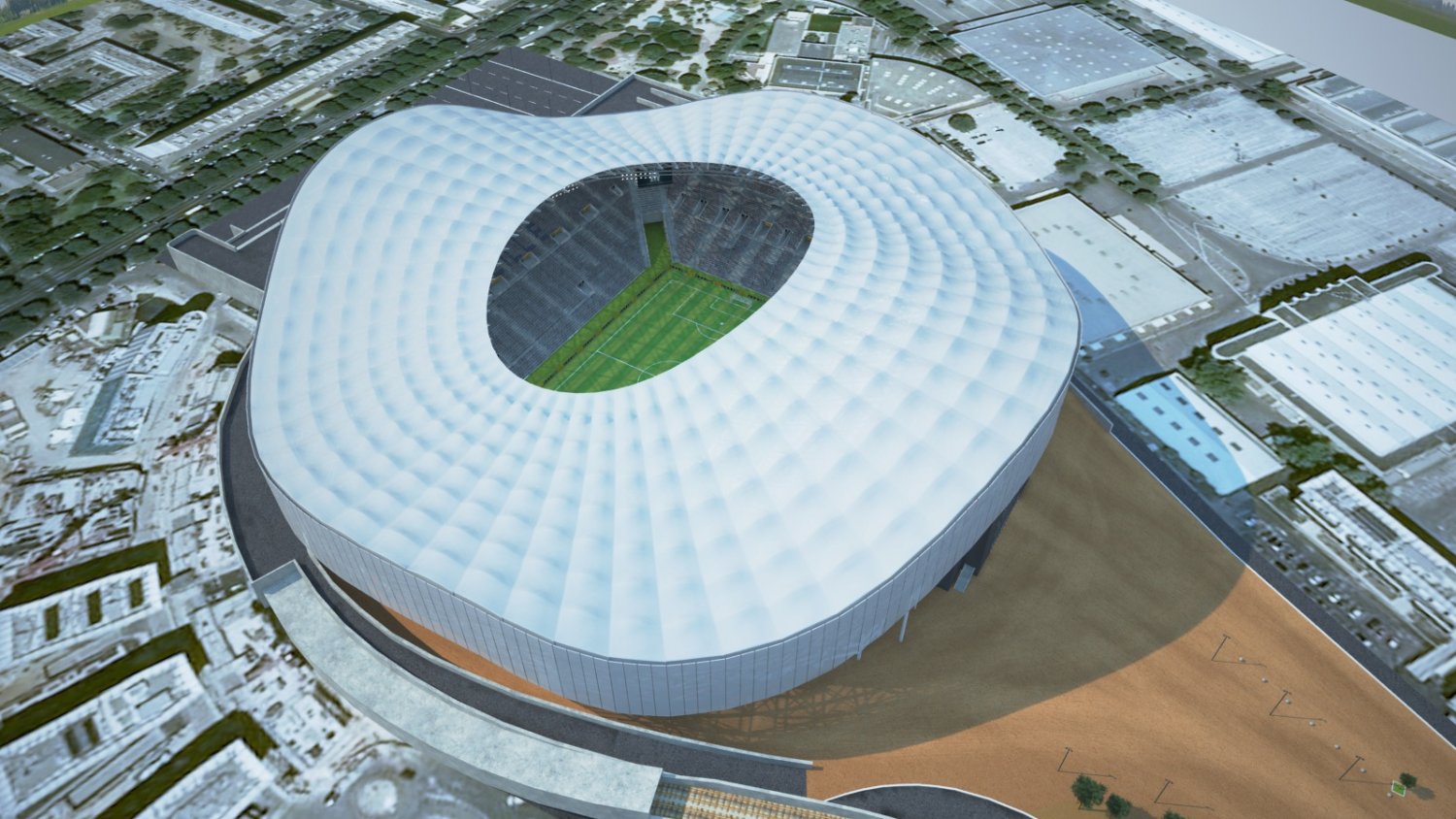 stade velodrome marseille 3D Model in Stadium 3DExport