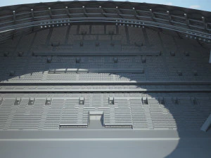 Stade Velodrome Marseille 3D Model