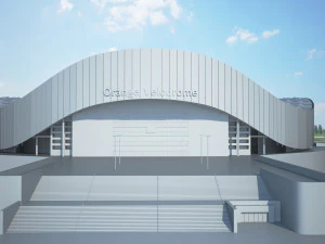 Stade Velodrome Marseille 3D Model