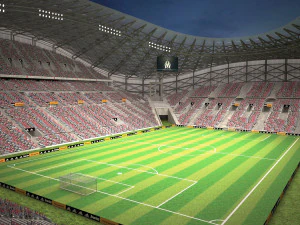 Stade Velodrome Marseille 3D Model