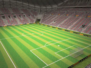 Stade Velodrome Marseille 3D Model