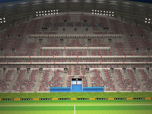 Stade Velodrome Marseille 3D Model