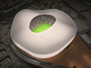 Stade Velodrome Marseille 3D Model