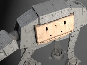 Star Wars AT-ACT Walker 3D Model