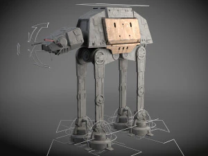Star Wars AT-ACT Walker 3D Model