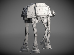 Star Wars AT-ACT Walker 3D Model