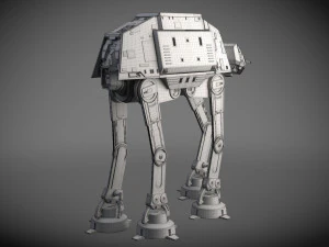 Star Wars AT-ACT Walker 3D Model