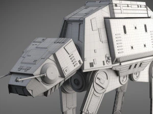 Star Wars AT-ACT Walker 3D Model