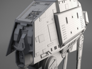 Star Wars AT-ACT Walker 3D Model