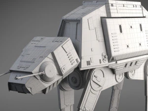 Star Wars AT-ACT Walker 3D Model