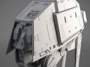 Star Wars AT-ACT Walker 3D Model