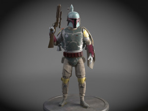 Star Wars Bobba Fett 3Dモデル