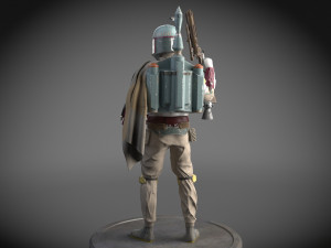 Star Wars Bobba Fett Model 3D