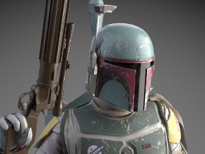 Star Wars Bobba Fett Model 3D