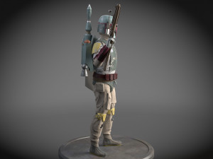 Star Wars Bobba Fett Model 3D