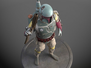 Star Wars Bobba Fett Model 3D