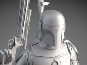 Star Wars Bobba Fett Model 3D