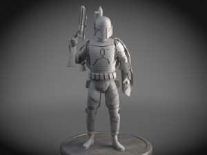 Star Wars Bobba Fett Model 3D