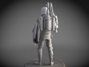 Star Wars Bobba Fett Model 3D