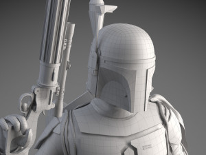 Star Wars Bobba Fett Model 3D