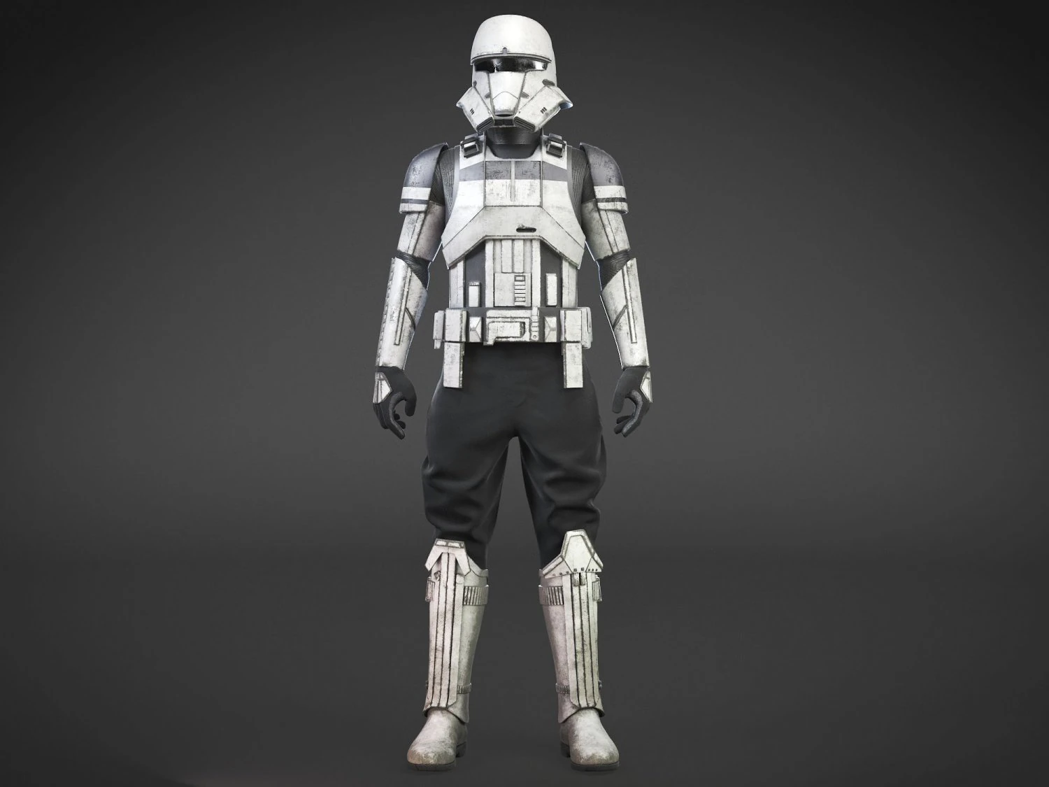 Star Wars Tank Trooper 3D Model .c4d .max .obj .3ds .fbx .stl .blend