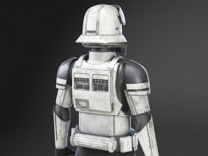 Star Wars Tank Trooper Model 3D