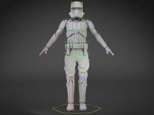 Star Wars Tank Trooper Model 3D
