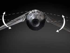 Star Wars Tie Striker 3D Model