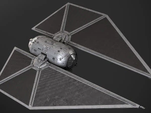 Star Wars Tie Striker 3D Model