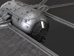 Star Wars Tie Striker 3D Model